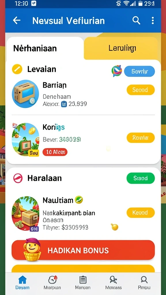Screenshot menampilkan mode permainan terbaru.