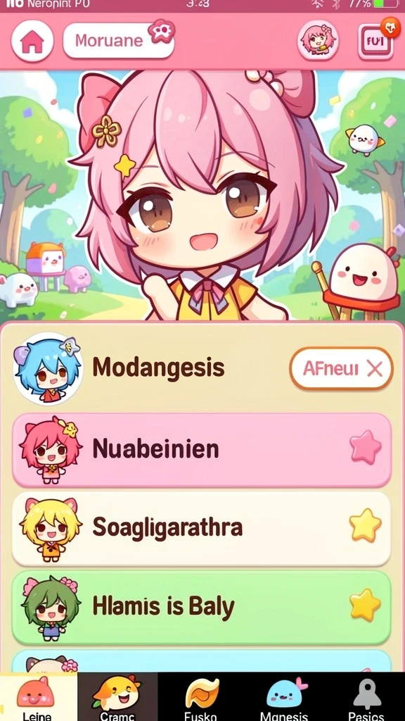 Gameplay yang seru dan menantang di setiap level.
