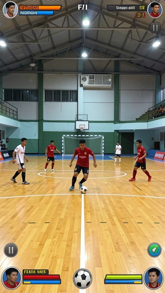 Tangkapan layar menampilkan karakter unik dalam permainan.