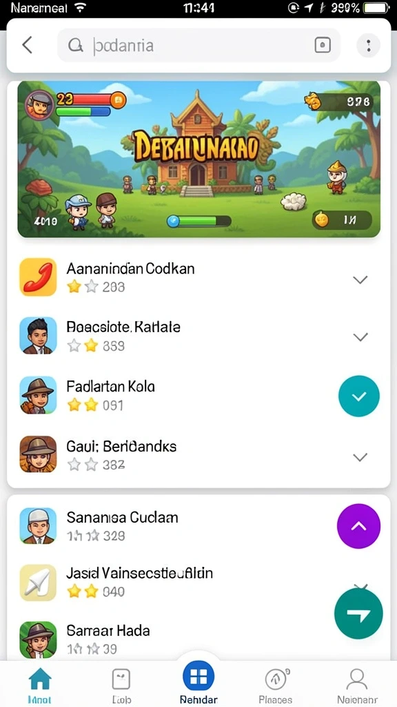 Tampilan antarmuka yang menarik dan user-friendly.