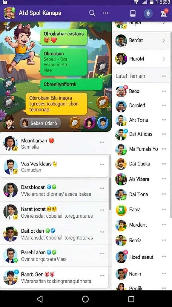 Karakter unik dengan kemampuan spesial mereka.