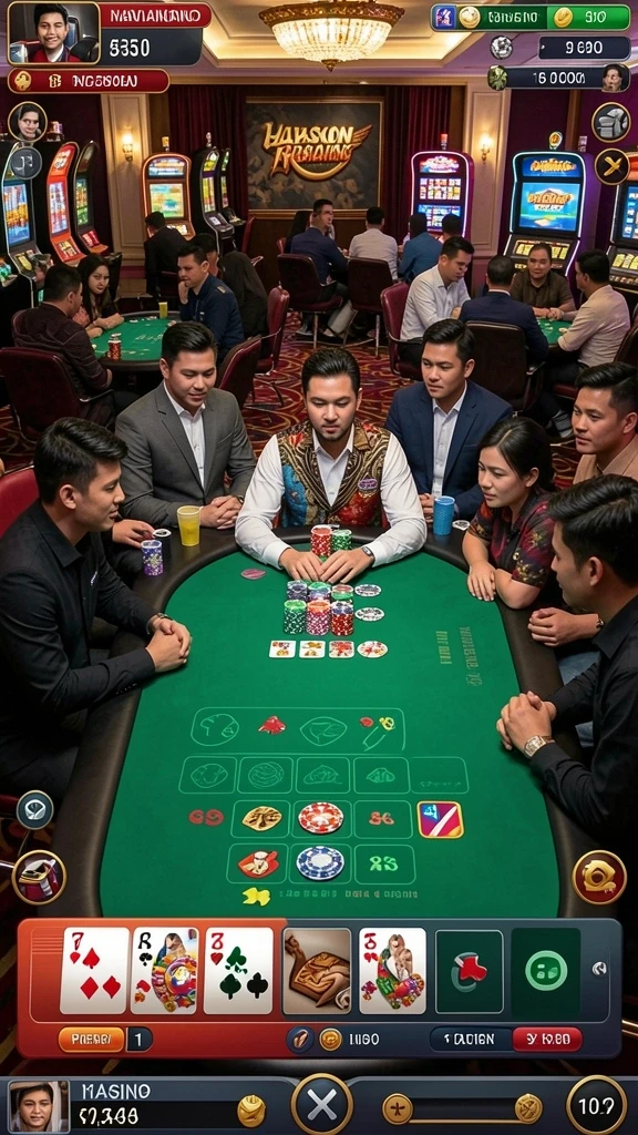 Keseruan bermain slot bersama teman.