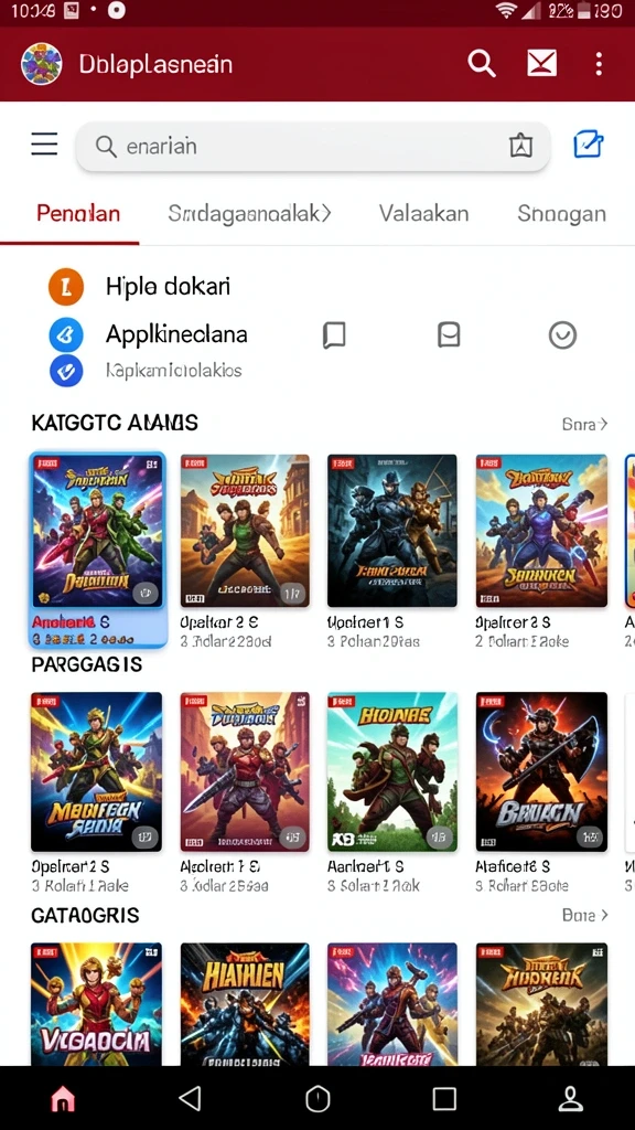 Screenshot menunjukkan karakter utama yang sedang bertarung.