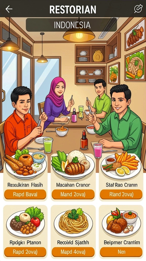 Tampilan antarmuka pengguna yang ramah dan menarik.