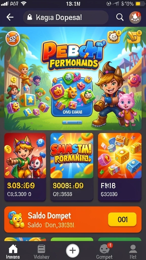 Momen aksi seru di dalam game GACORMEGA.