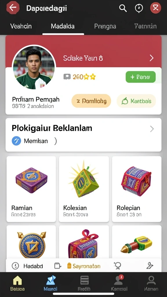 Tampilan antarmuka yang user-friendly dan menarik.