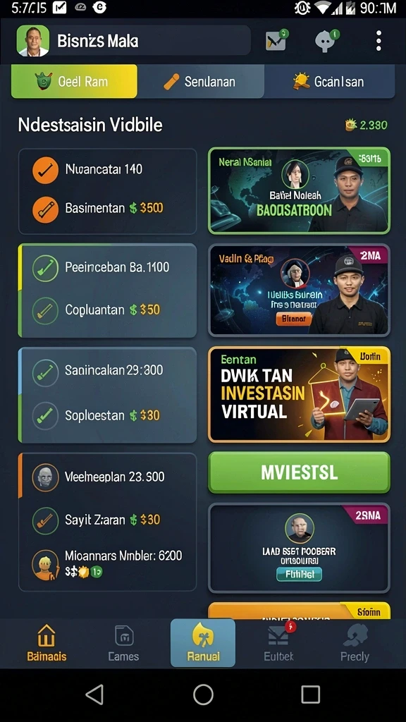 Tantangan seru dengan tema yang beragam di setiap level.