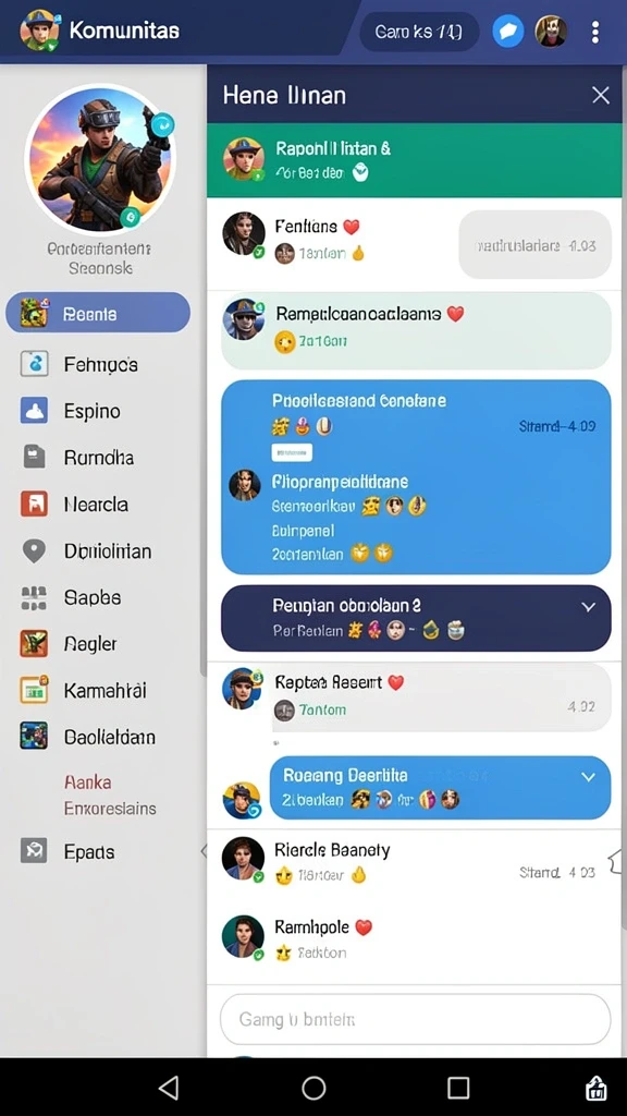 Tampilan antarmuka yang menarik dan mudah digunakan.