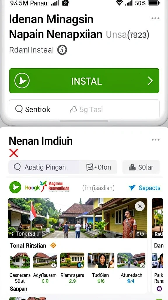Tangkapan layar memperlihatkan tantangan menengah dengan grafik yang memukau.