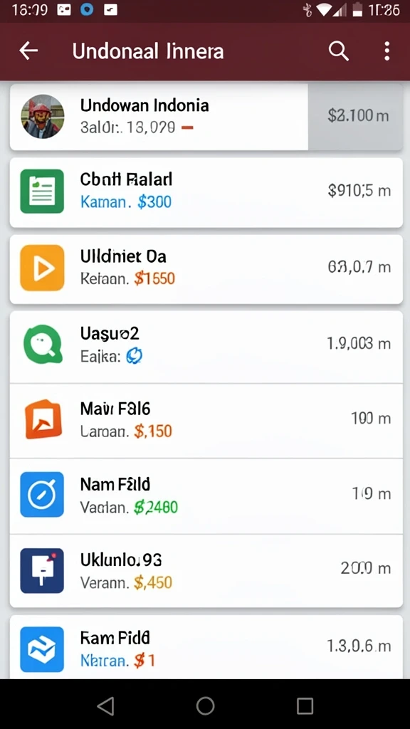 Tampilan antarmuka yang ramah pengguna.