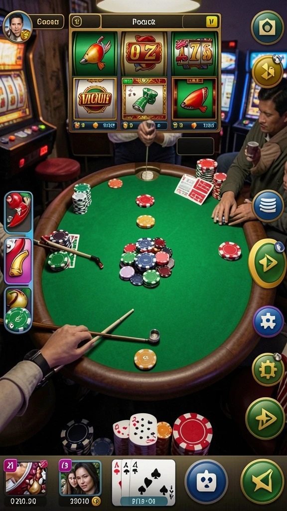 Tersedia berbagai tema permainan slot.