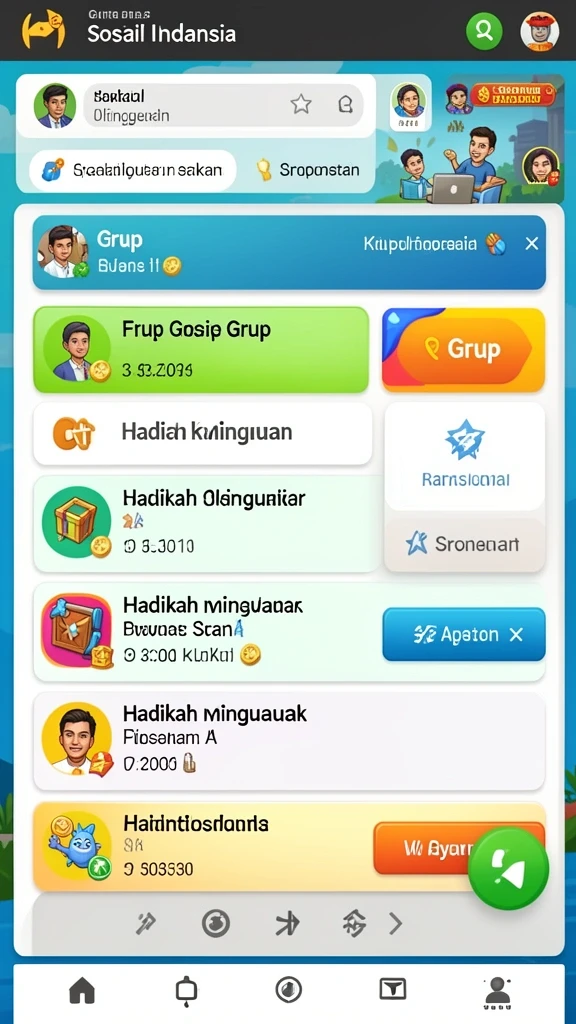 Tangkapan layar level yang menunjukkan grafis menawan dan desain yang menarik.
