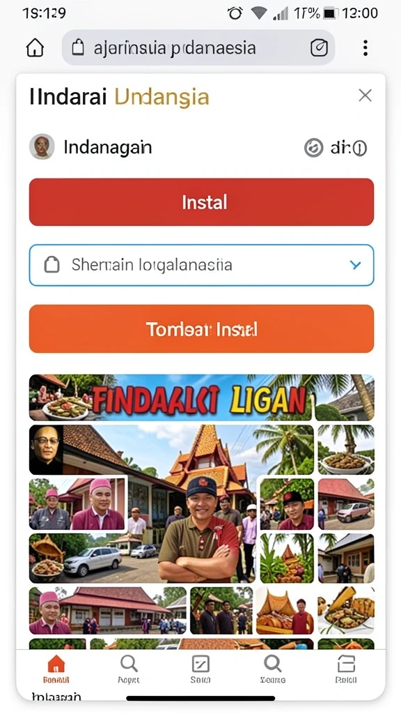 Tampilan antarmuka yang sederhana dan menarik.