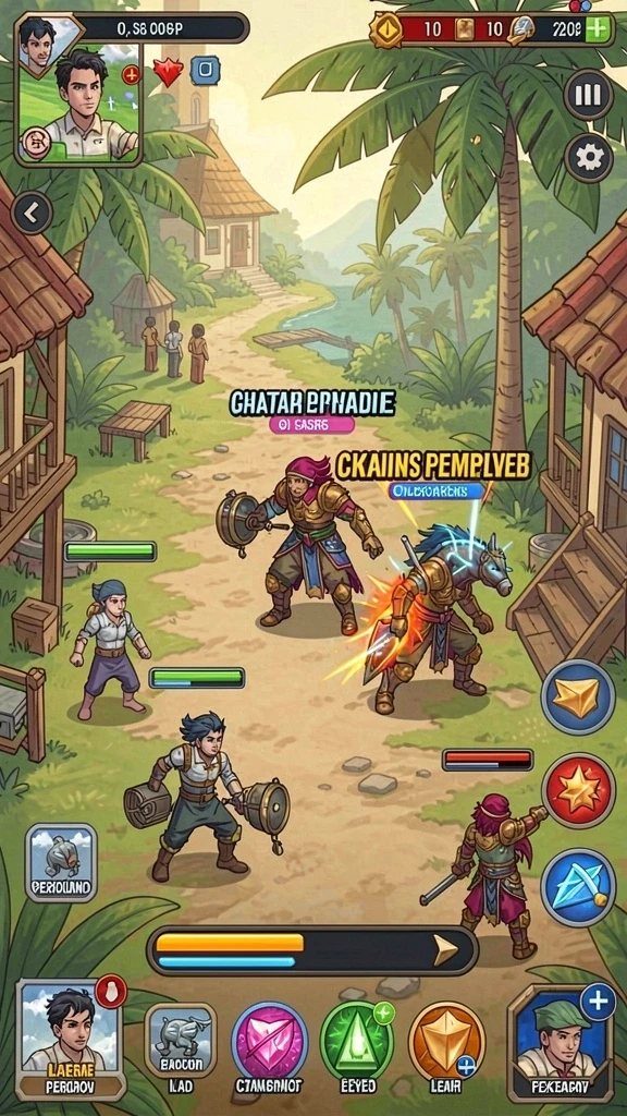 Mode permainan yang menantang dengan leaderboard.