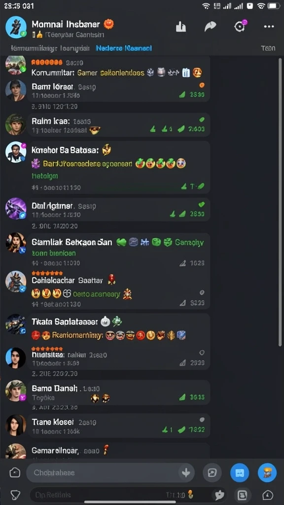 Fitur multiplayer memungkinkan interaksi dengan teman.