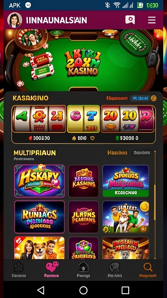 Tampilan awal aplikasi POLOTOTO yang menarik.