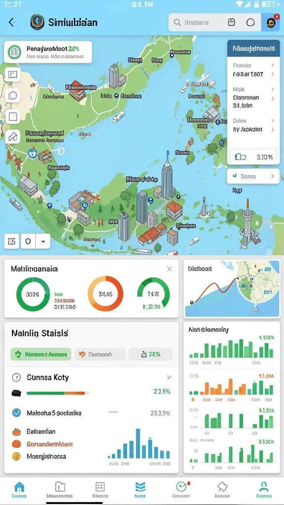 Screenshot level baru yang menantang.