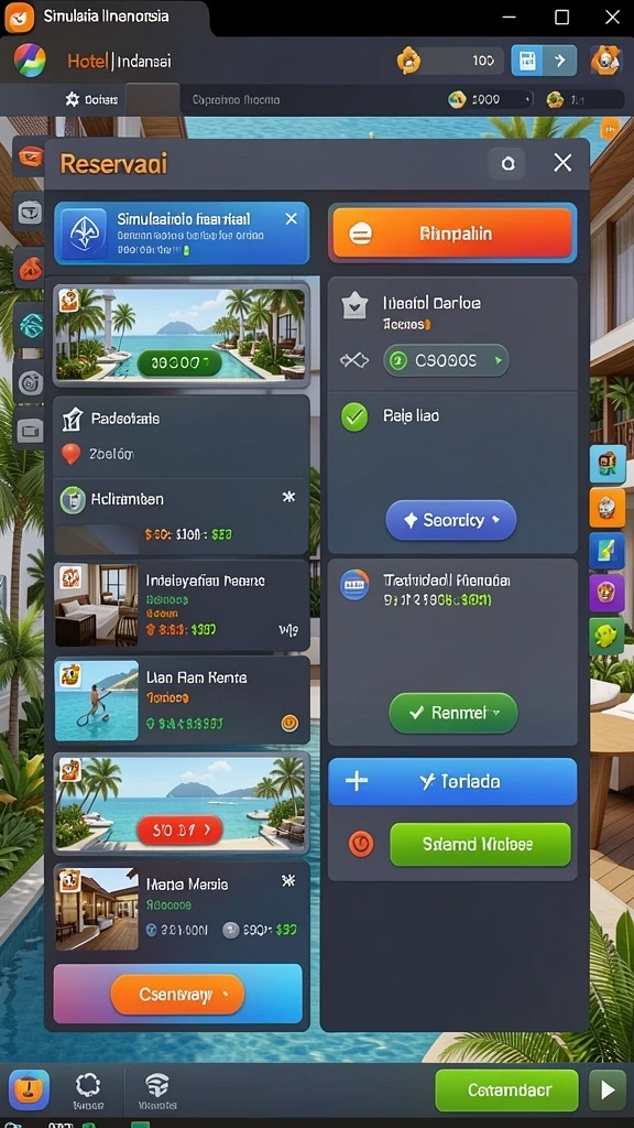 Karakter-karakter unik yang dapat dimainkan.