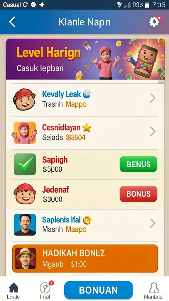 Mode multiplayer yang seru dan memungkinkan interaksi dengan pemain lain.