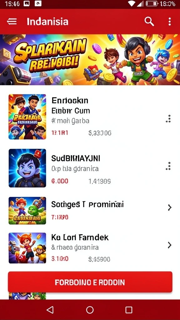 Screenshot aplikasi SARANAJITU: Menampilkan level awal yang mudah.