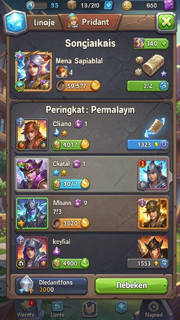 Tampilan antarmuka yang menarik dan intuitif.