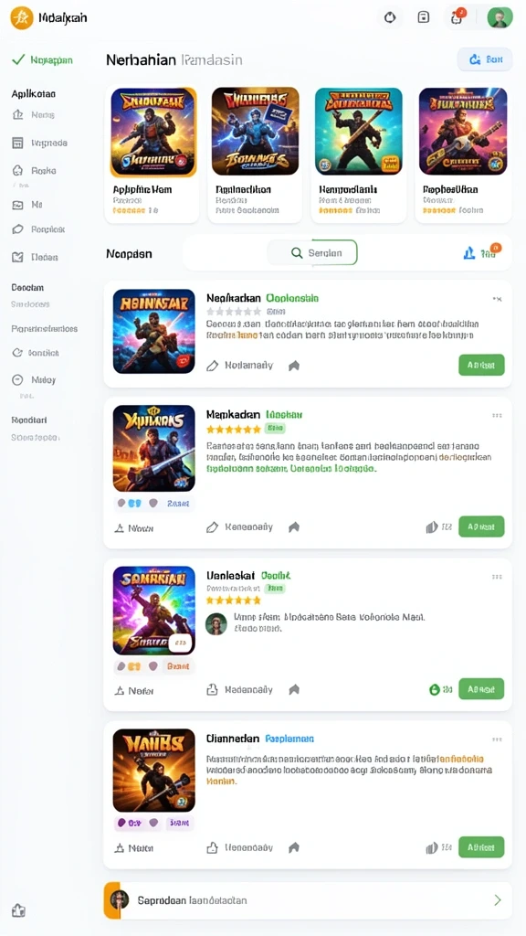 Beragam pilihan permainan untuk segala usia.