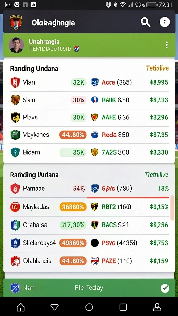 Tampilan antarmuka utama TAWONBET yang menarik.