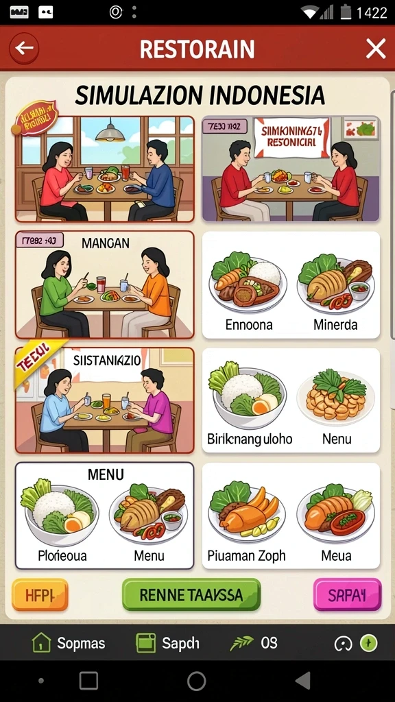 Antarmuka pengguna yang menarik dan mudah digunakan.